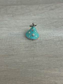 Tiffany & Co Sterling Stilver Blue Enamel Birthday Hat Charm *Authentic* (PO1020054) -Good Condition