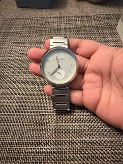 Ted Baker London Silver Stainless Steel Watch