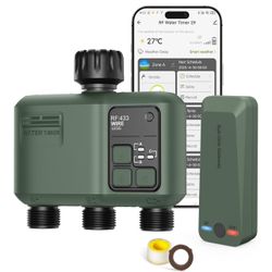 Smart Sprinkler Timer 3 Zone for Garden Hose