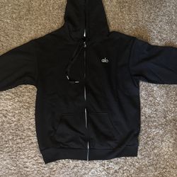 Black Alo Zip Up
