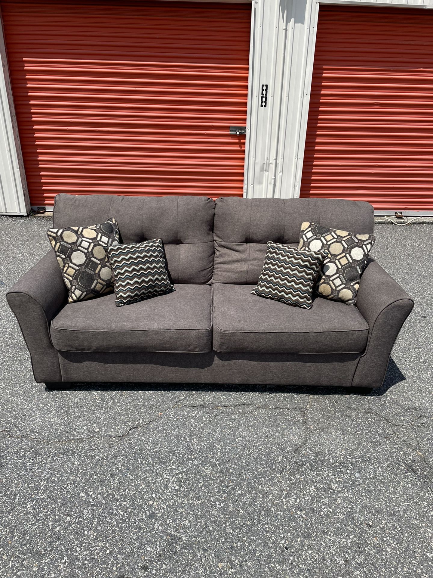 Free Delivery - Ashley Grey Couch