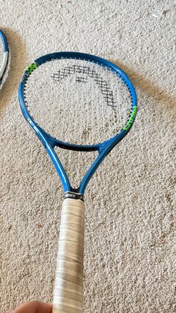 HEAD Tennis Racket Blue and Green (used for kid)