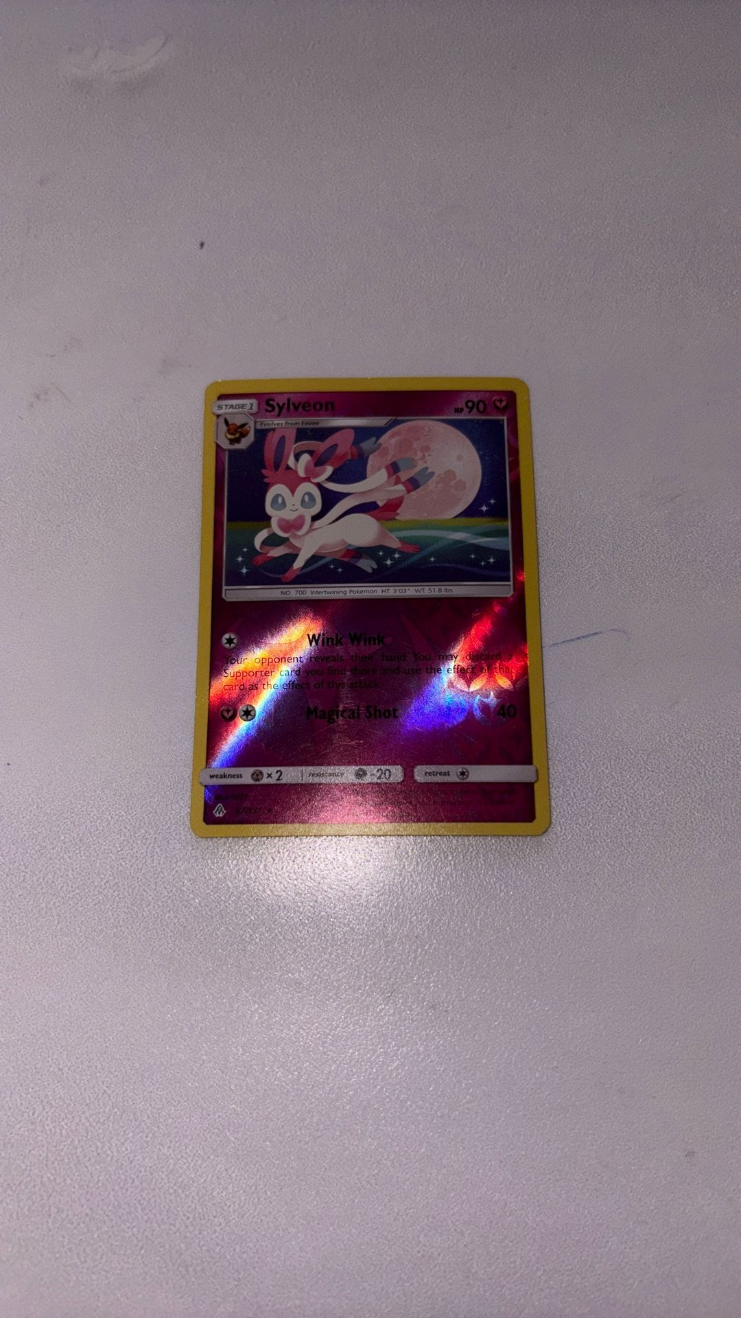Five Shiny Pokémon Cards
