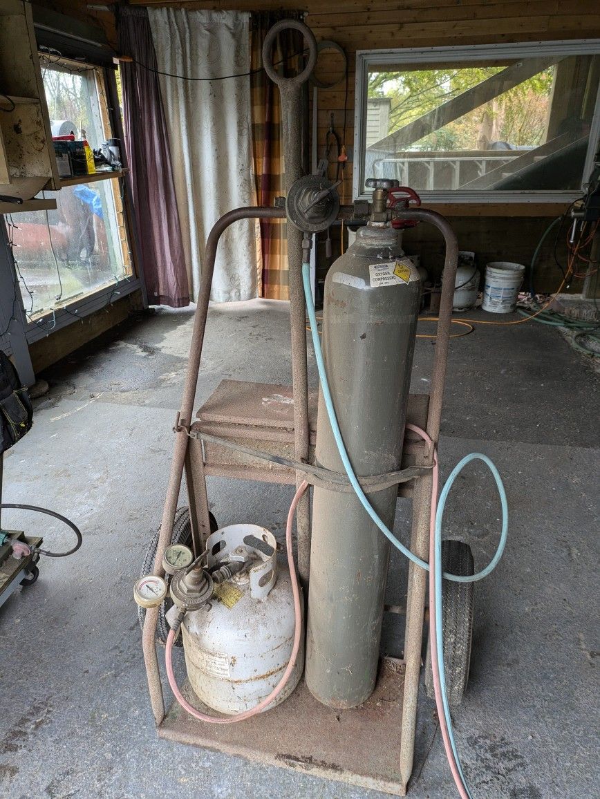 Cutting Torch And Cart