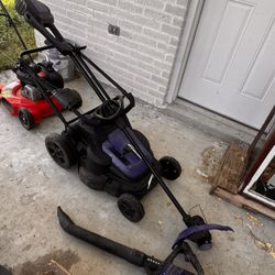 Kolbolt Electric Lawn Mower Weed Eater And Blower