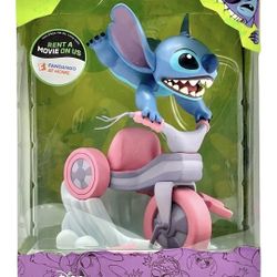 Disney Lilo & Stitch 9"inch Vinyl Figure On Tricycle Statue New In Box