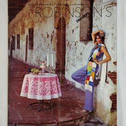 Vintage Catalog Robinson's Imports Home Furnishings Showcase Oct. 1969