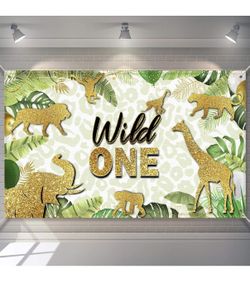 Wild One Backdrop Banner