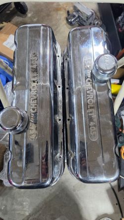 BBC 454 valve covers chrome