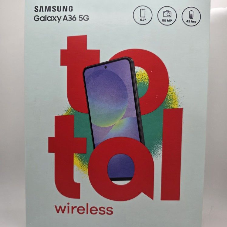 (Total Wireless Use Only) Samsung Galaxy A36 5G 2025 - 128GB -