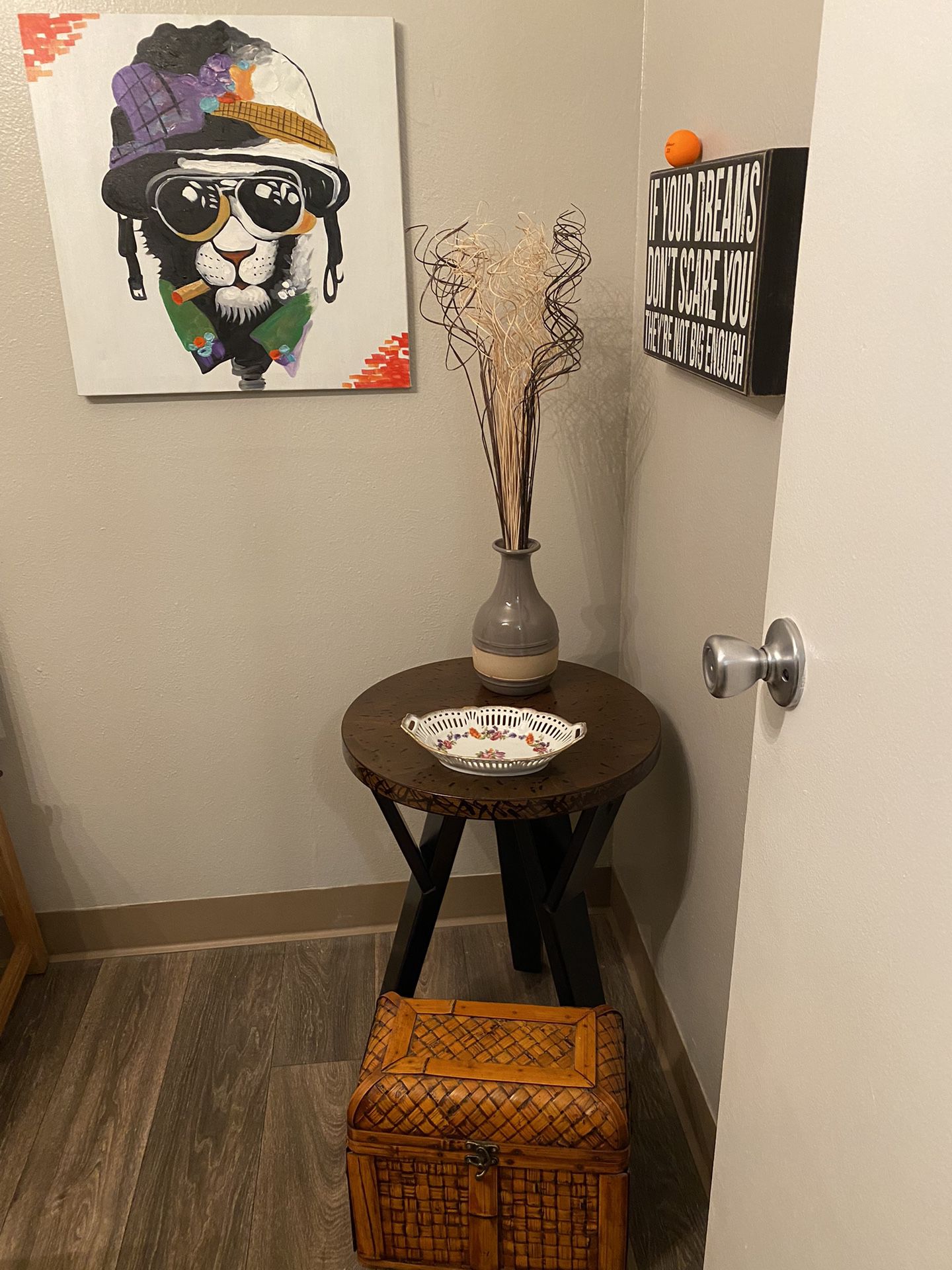 Whimsical Wood And Lacquer Table