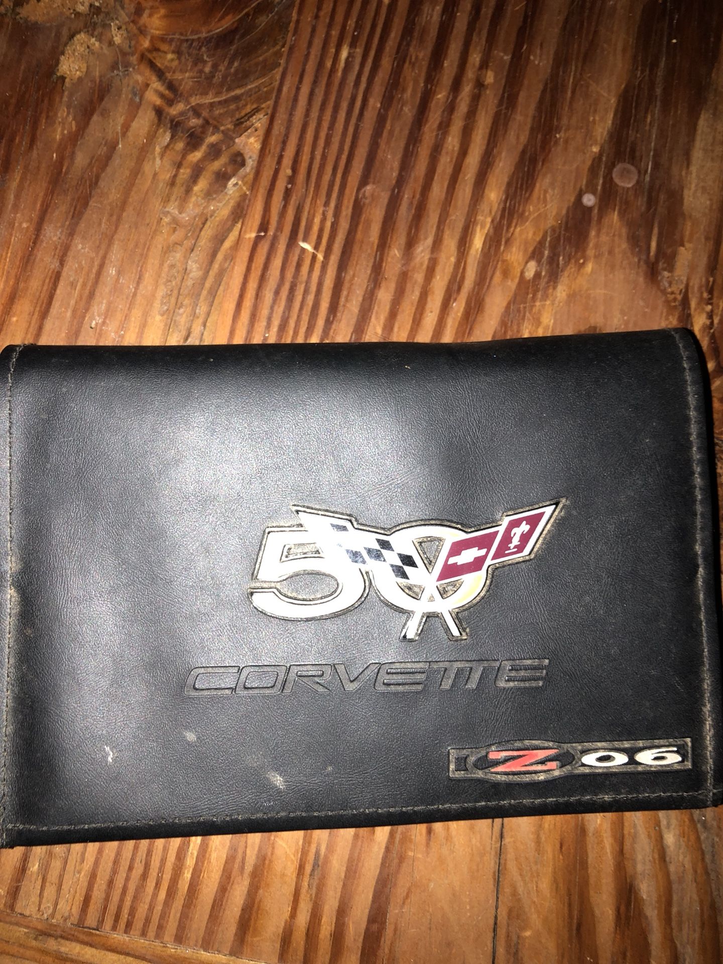 Corvette 50 th z06 owners manual leather