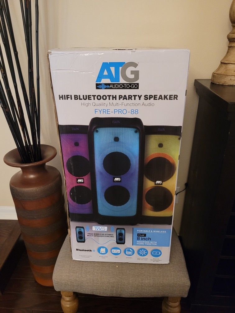 ATG Audio FYRE-PRO-88 Wireless Soundbox