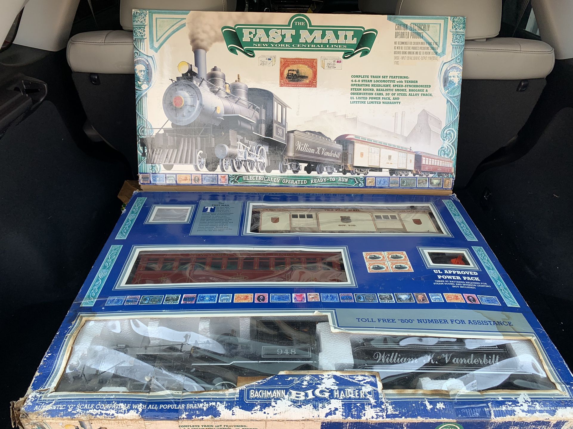 Bachmann Fast Mail New York Central G Scale Train Set