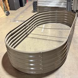 New 96”x48”x18” Galvanized Raised Planter Box Metal Garden Bed Plant Outdoor