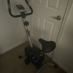 Upright exercise bike