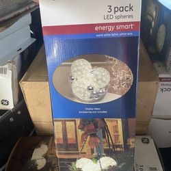 LED Sphere GE Lights 3 Pack