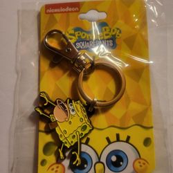 Nickelodeon SpongeBob Keychain New With Tags