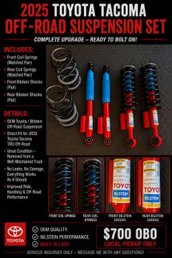 Toyota Tacoma 4 gen spring and suspension