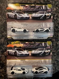 Hot Wheels Premium - car culture MCLAREN F1 GTR and P1 GTR