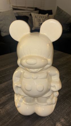Vintage Mikey & Minnie Mouse Cookie Jar 