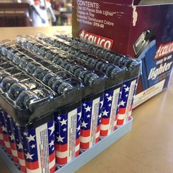 50 Calico Lighters NOS In Box