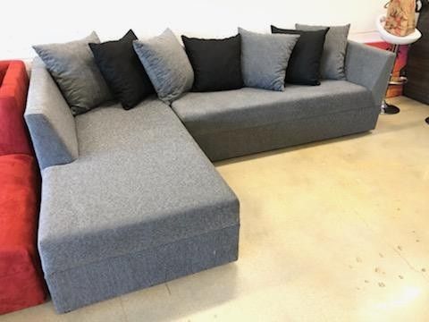 Grey modern Sectional Sofa couch