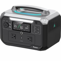Ampace 600w portable power station new in box