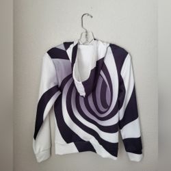 NewCosPlay 3D Vortex White/Black/Gray Youth Medium Hoodie