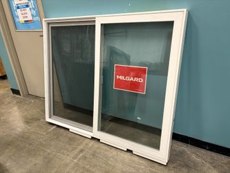 NEW! MILGARD 47×59 White Vinyl Horizontal Sliding Window
