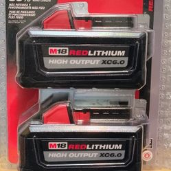 Milwaukee High Output Battery Pack..$160...Firm On Price... Brand New....
