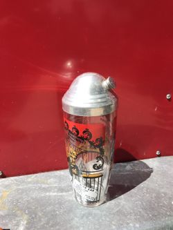 Vintage cocktail shaker