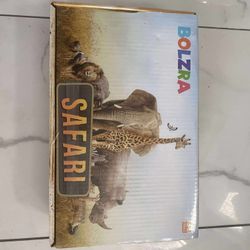 BOLZRA Safari Animals Figures Toys, Realistic Jumbo Wild Zoo Animal Figurines