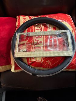 Steer wheel with license plate