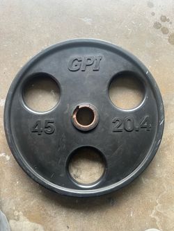 45 Pound barbell weight