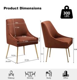 Brand new accent chairs 2pcs,3 colors available
