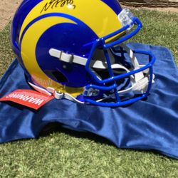 Rams Authentic Autograph Helmet 
