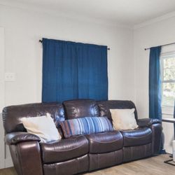 Reclining Leather Sofa 