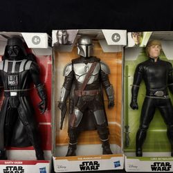 Lot Of 3 Star Wars Hasbro 10 Inch Action Figures