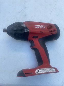 Hilti (contact info removed) SIW 18T-A 1/2-Inch CPC Cordless High Torque Impact Wrench with 6 Impact Sockets, Fixed