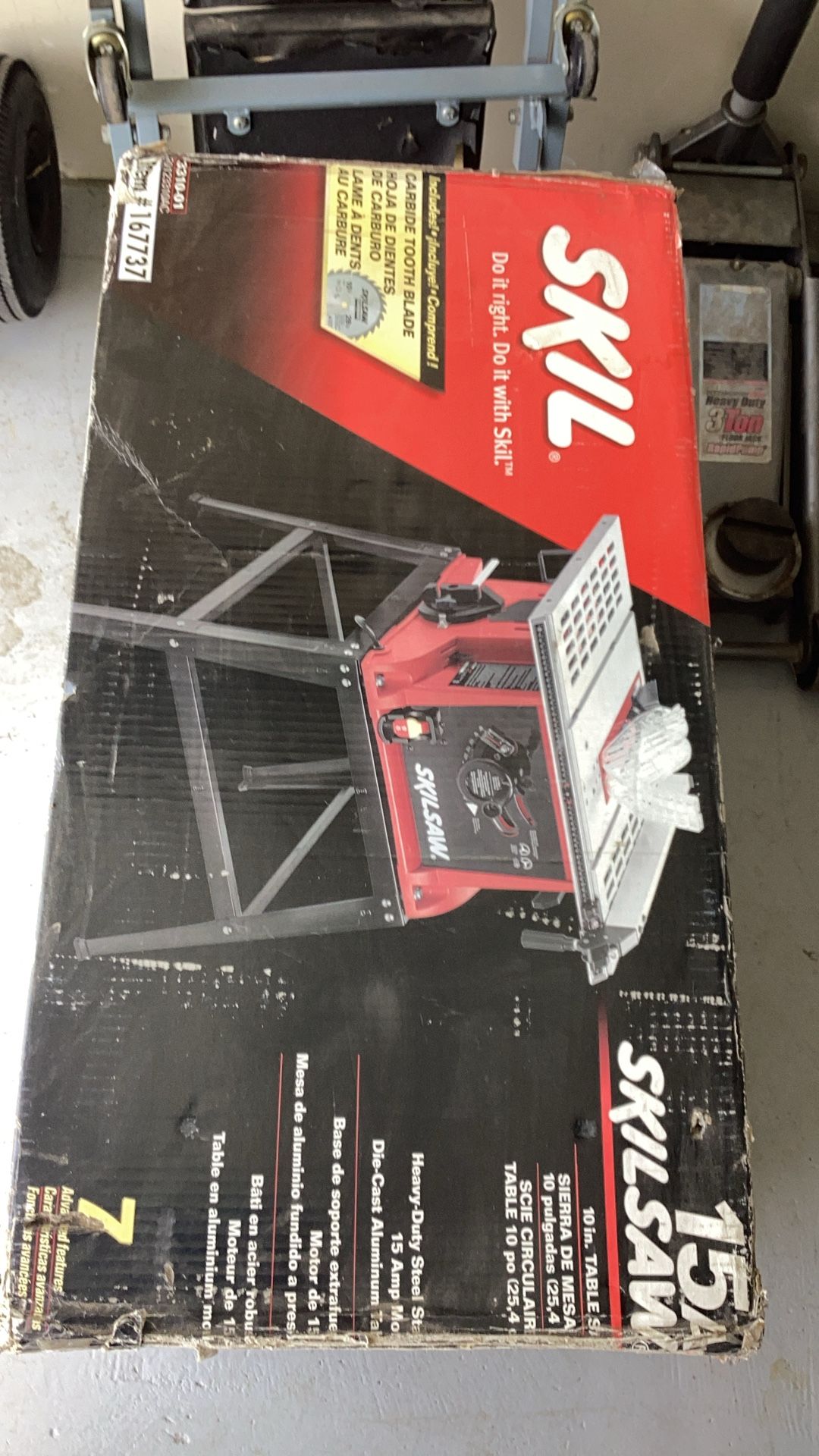 Skil Table Saw 10” In The Box