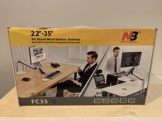 Sit / stand work station desk