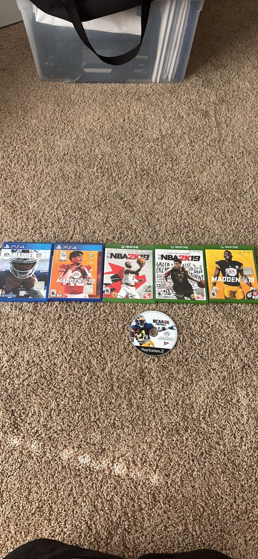 Playstation And Xbox Sports Video Games