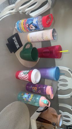 Mixed Lot of Tumblers, Cups, and Mugs