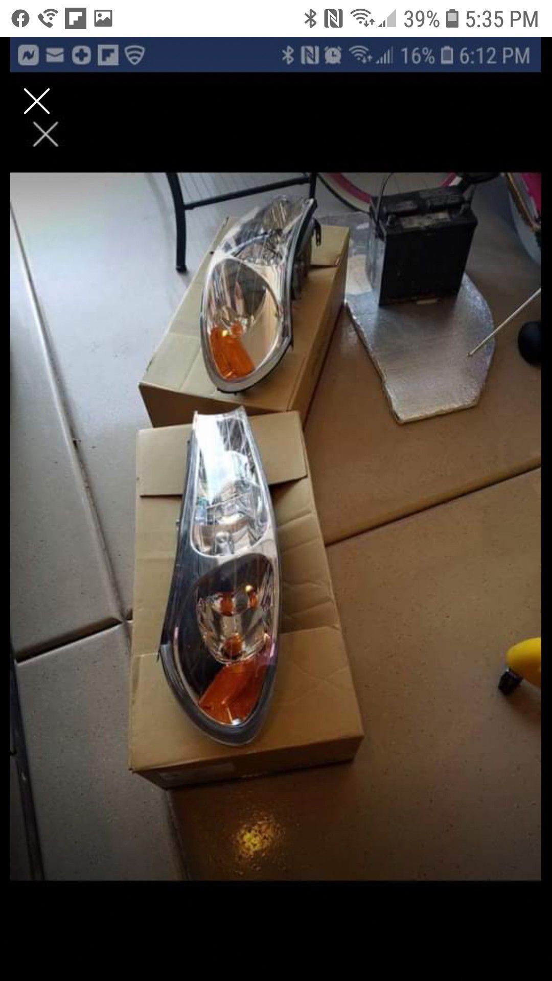 Brand new headlight for 1998 Ford Contour