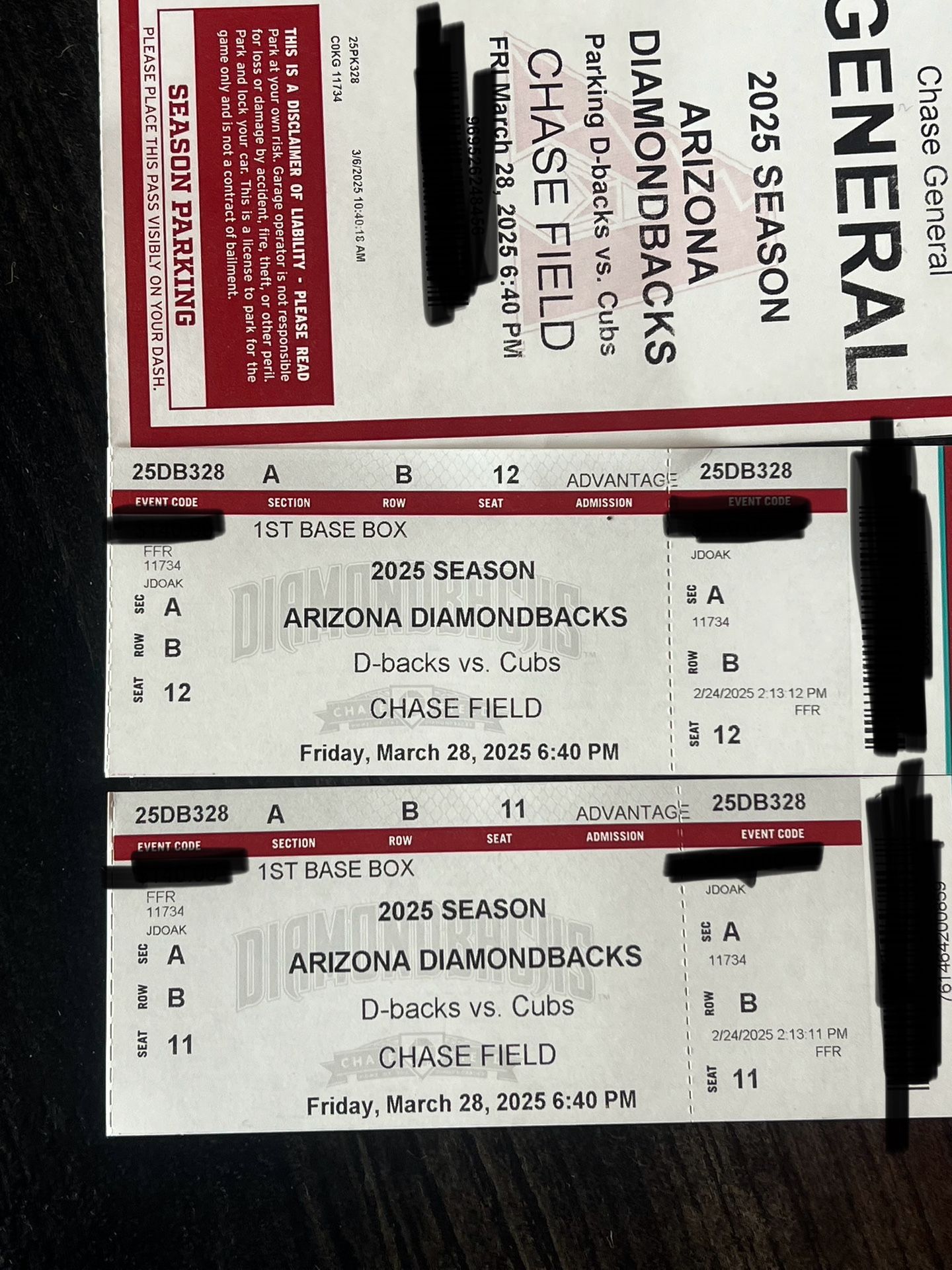 Diamondbacks vs Cubs
