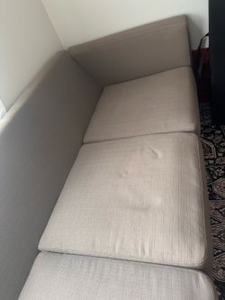Sectional sofa, stone grey, from ikea