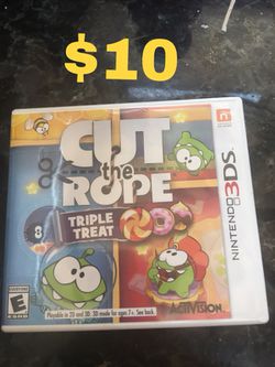 Cut the rope nintendo 3ds game