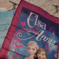 Frozen Elsa And Anna Sleeping Bag 