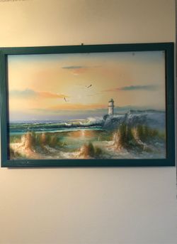 Light house painting